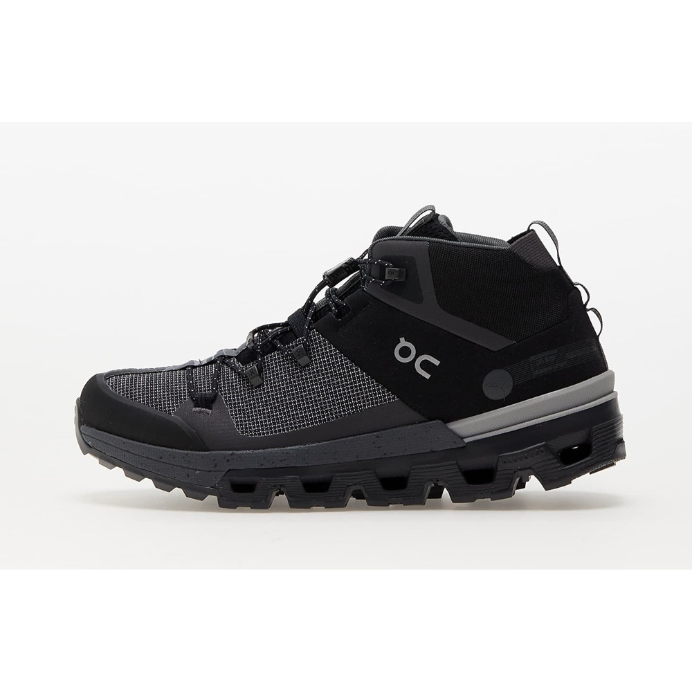 On Running Cloudtrax Womens Size 5 Black Rock Grey Hiking Shoes Boot 53.98588